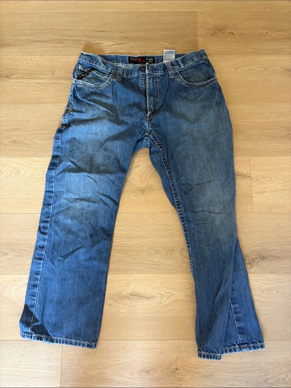 Ariat Men's Relaxed Fit Blue Denim Jeans